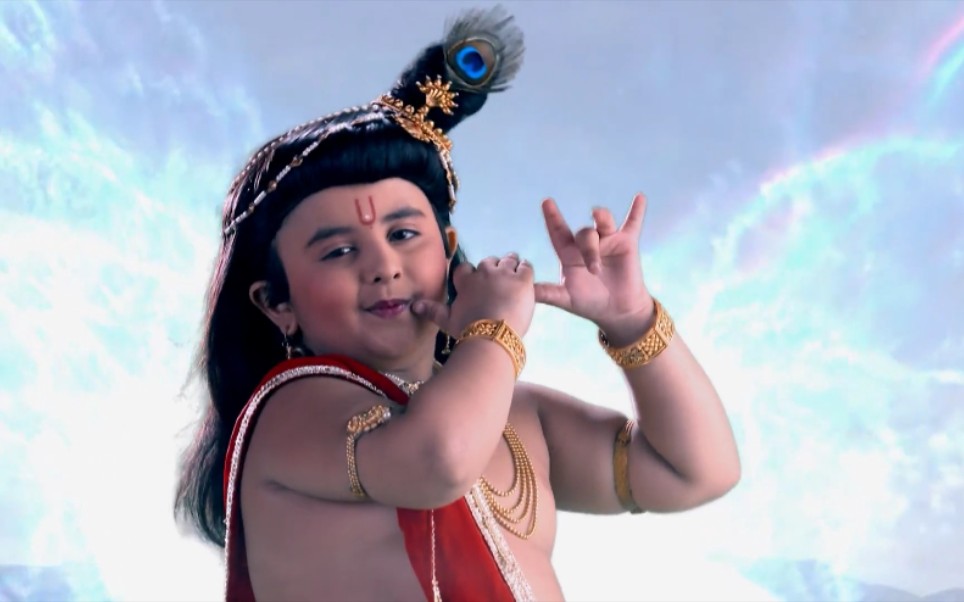 《无上阿凡达 吉祥奎师那》小奎师那踩蛇头跳舞