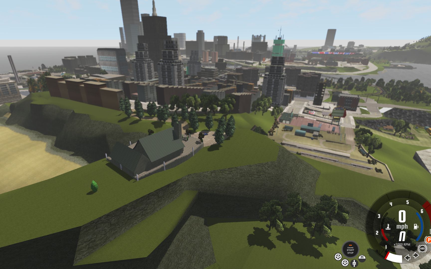 beamngdrivegta3自由城地图mod游玩