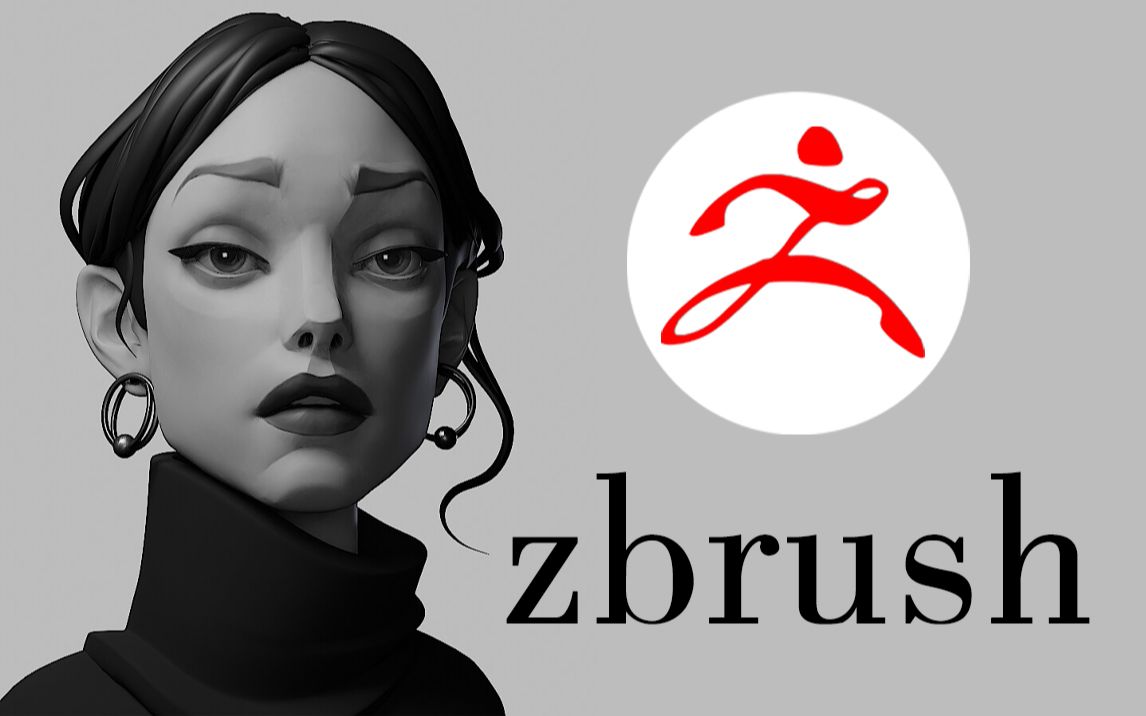 【zbrush雕刻】欧美风格女性角色次世代高模雕刻,动漫角色zbrush雕刻