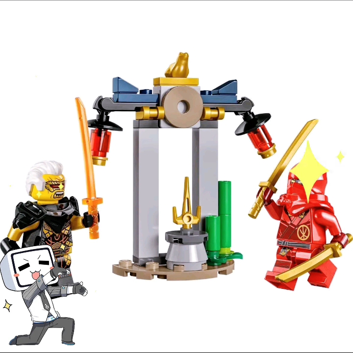 乐高幻影忍者 新的拼砌包:拉普顿与凯的神殿大战