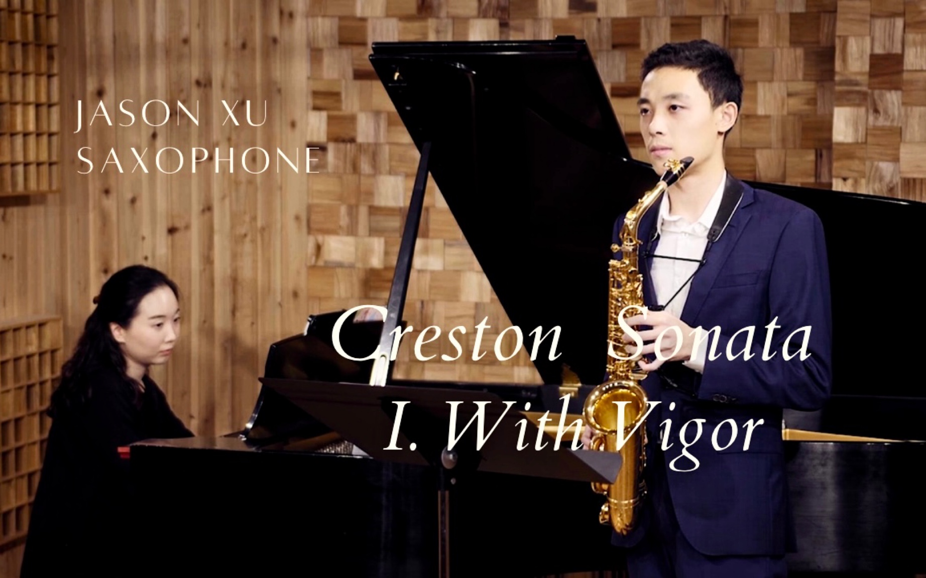 克莱斯顿萨克斯风奏鸣曲第一乐章 Paul Creston: Sonata for Alto Saxophone Op. 19  I. With Vigor哔哩哔哩bilibili