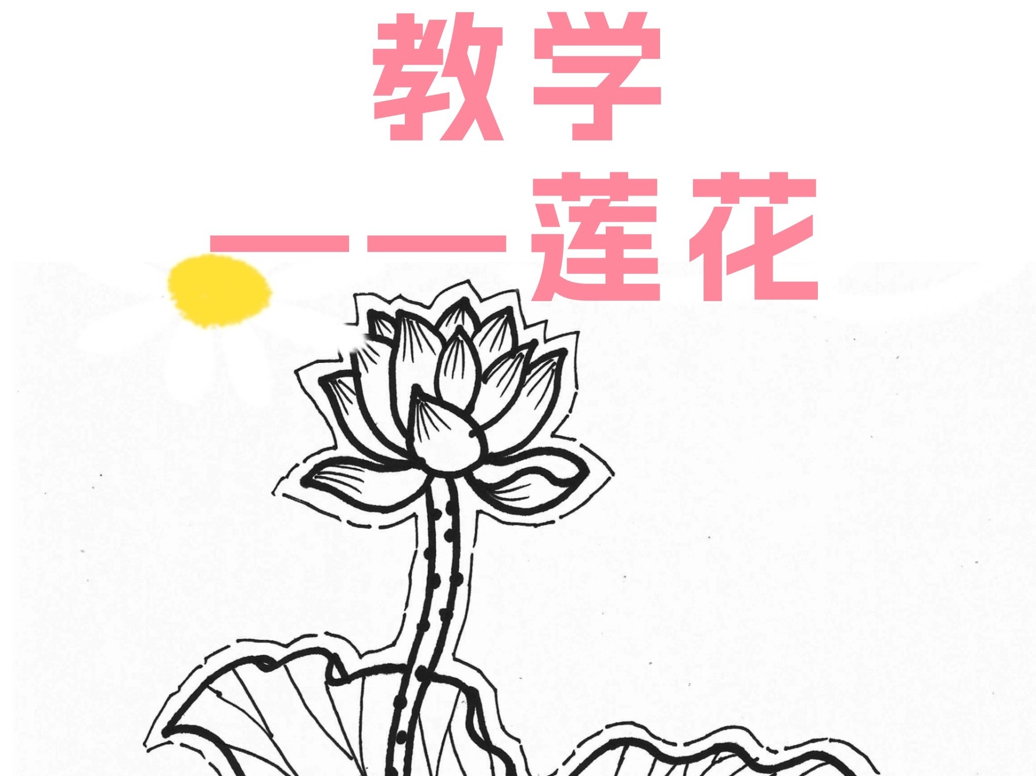 莲花童子图片简笔画图片