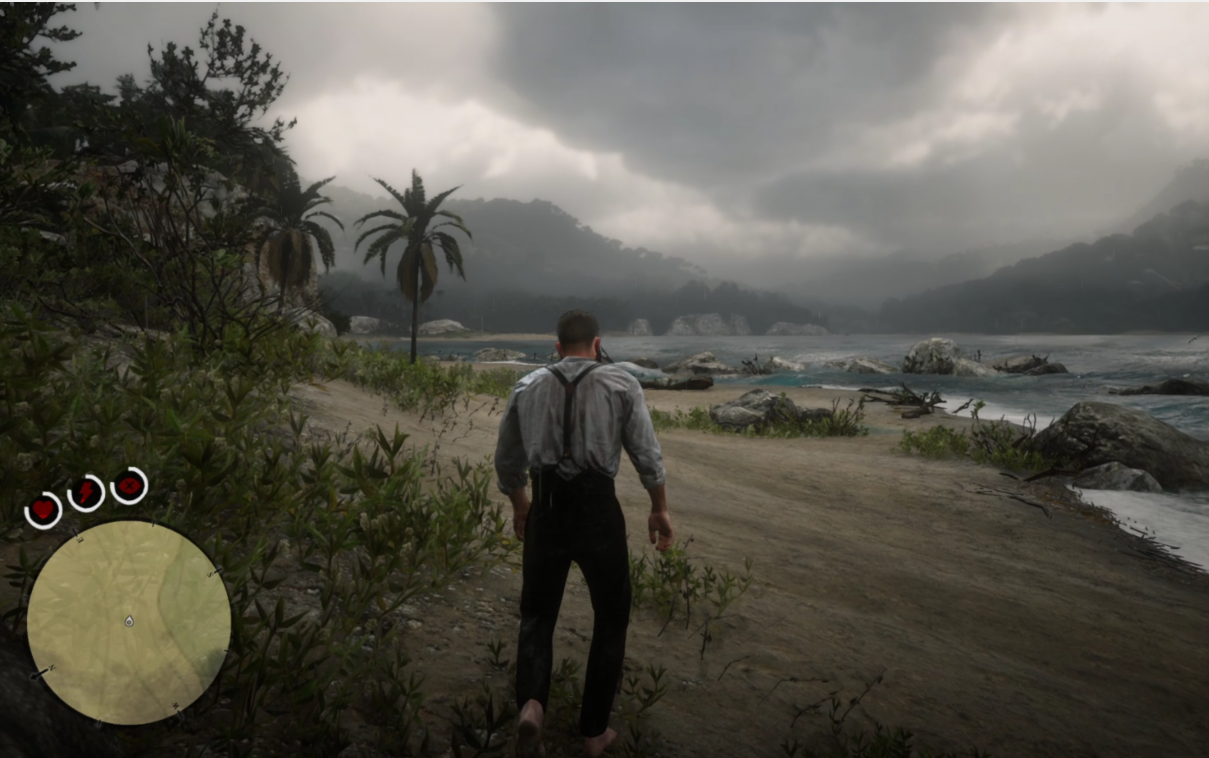 荒野大镖客2线下故事向流程流落瓜玛岛开始第五章