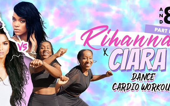 [图]【有氧舞蹈Rihanna & Ciara合集】26分钟燃脂暴汗有氧 Dance Workout Full Body Cardio and8 Fitness