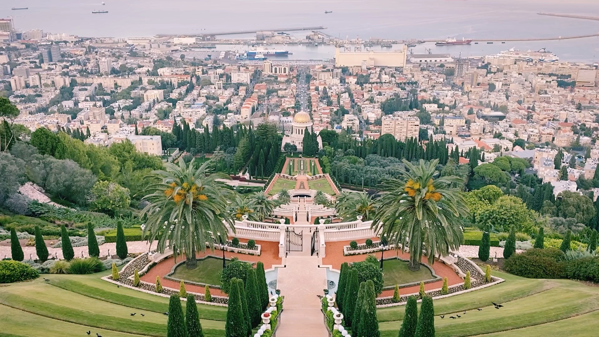 海法的巴哈伊阶梯花园_哔哩哔哩 (゜-゜)つロ 干杯~-bilibili