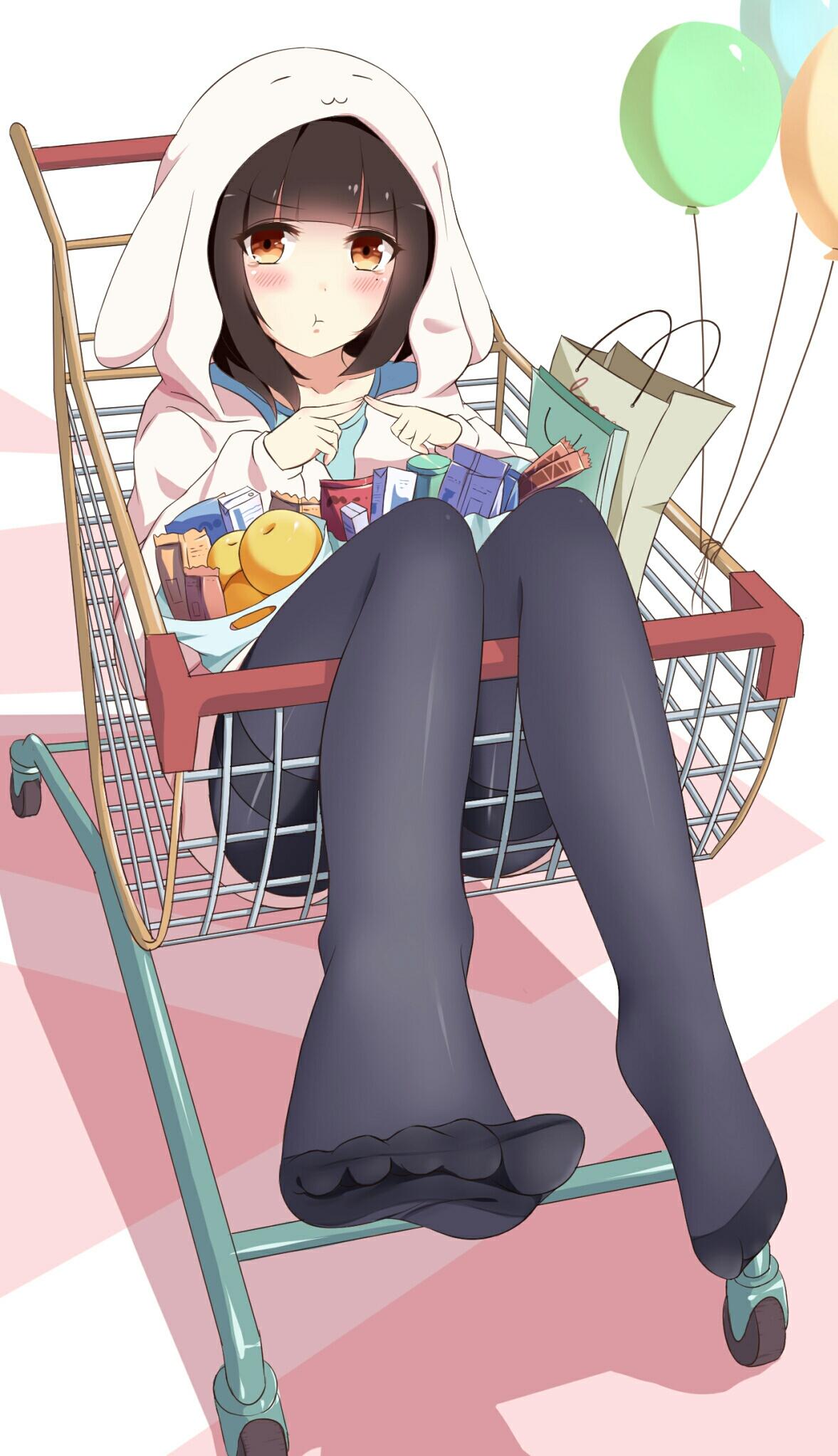二次元动漫少女黑丝壁纸