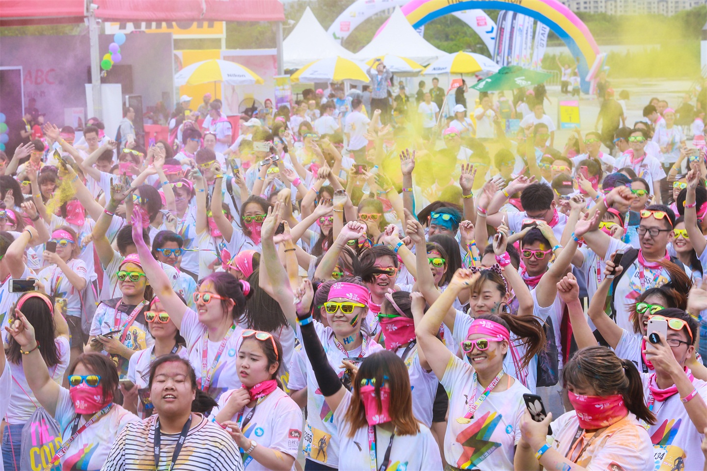 上海彩虹跑森蘭站2018thecolorrun