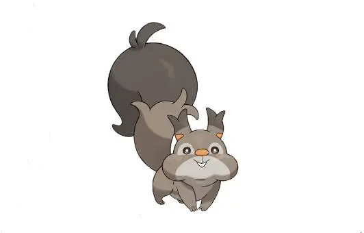 宝可梦 图鉴819 会往颊囊里塞满树果的精灵 贪心栗鼠 哔哩哔哩