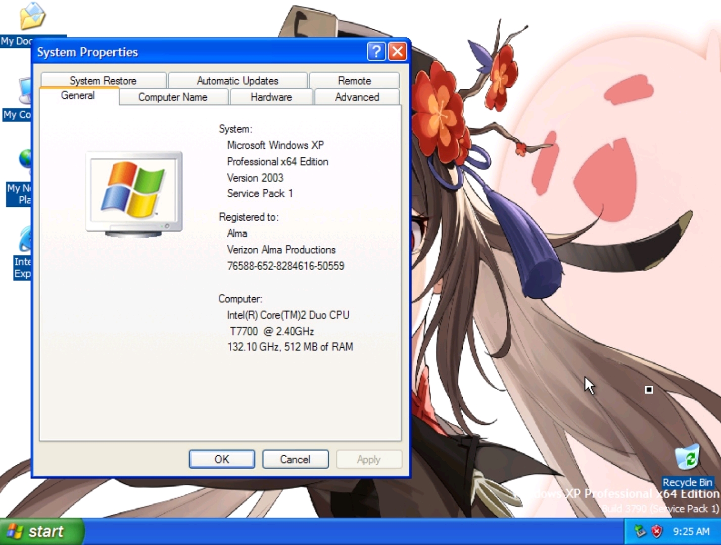 [QEMU]Windows XP x64 Edition SP1英文精简版 哔哩哔哩