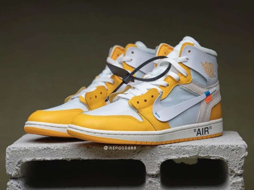 jordan 1 off white yellow