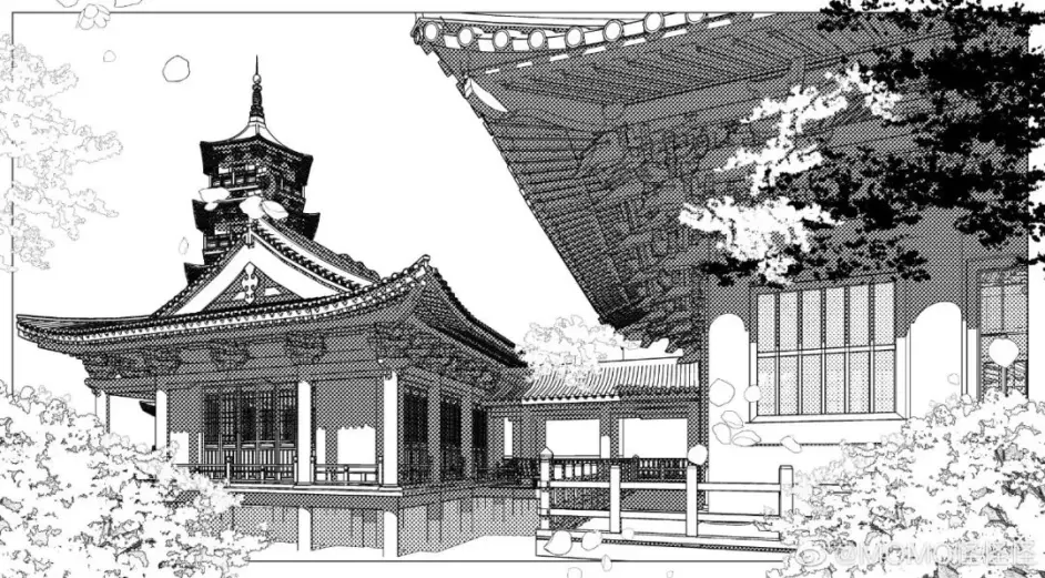 绘画教程】如何快速画好黑白漫画背景?(干货) - 哔哩哔哩