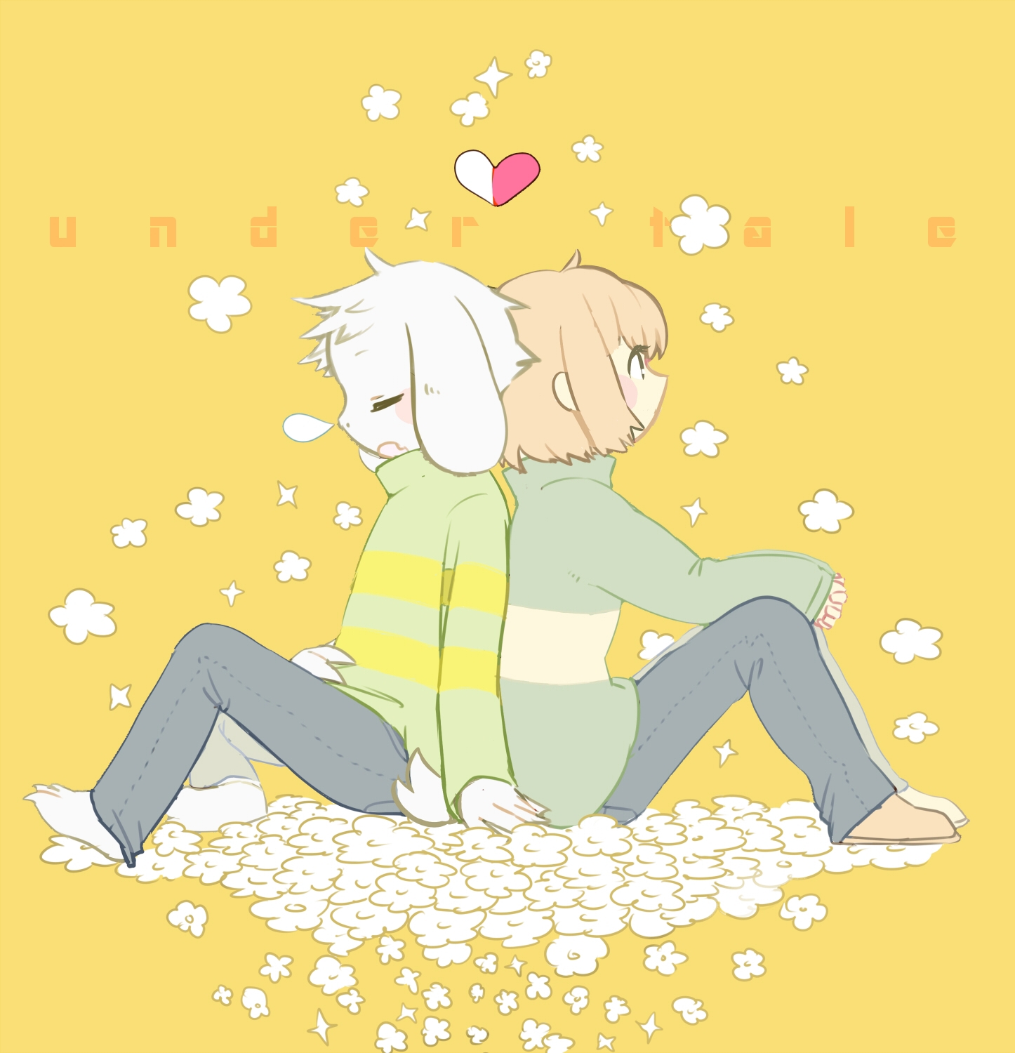 asriel x Chara图片