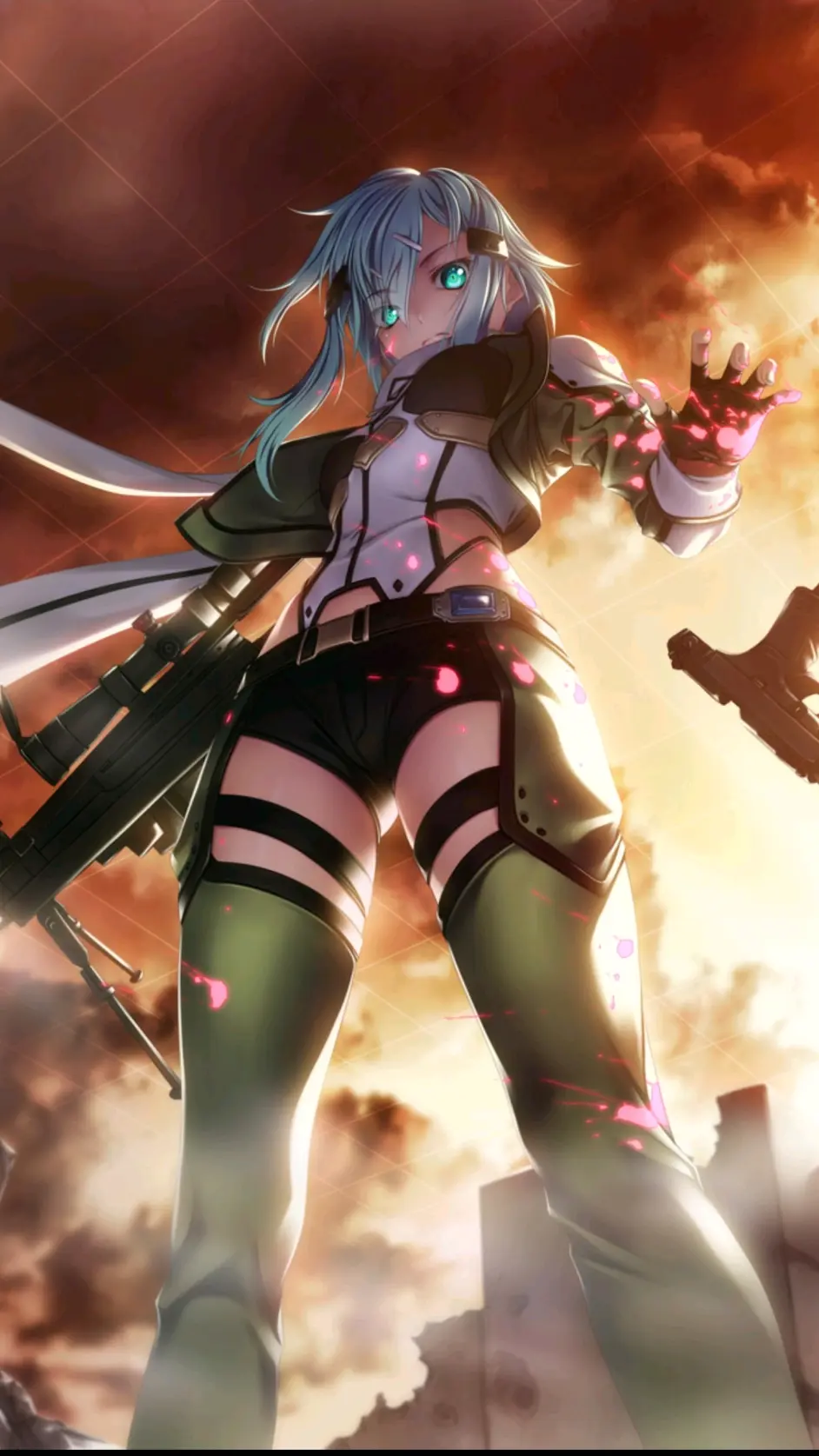 刀剑神域 朝田诗乃美图合集 哔哩哔哩