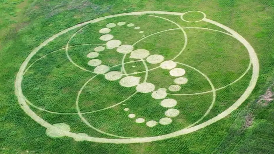 神秘的麦田怪圈 真相是什么 是人类恶作剧 还是外星人的标记 哔哩哔哩