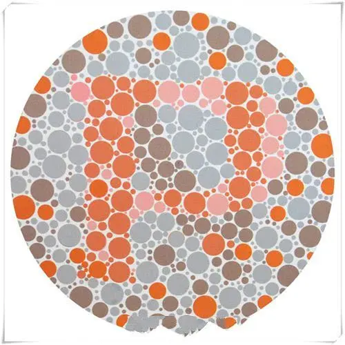 5张色盲色弱检测图 第4张很多女生应该不认识 哔哩哔哩