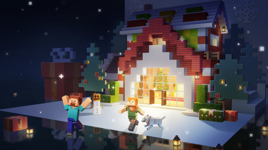 Minecraft经典壁纸大展览(第一部) - 哔哩哔哩