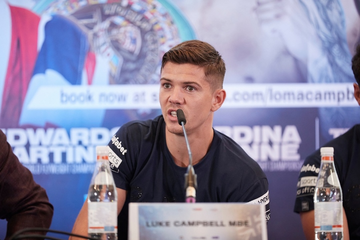 卢克.坎贝尔:我是轻量级最好的.瑞安.加西亚:我想要帕奎奥