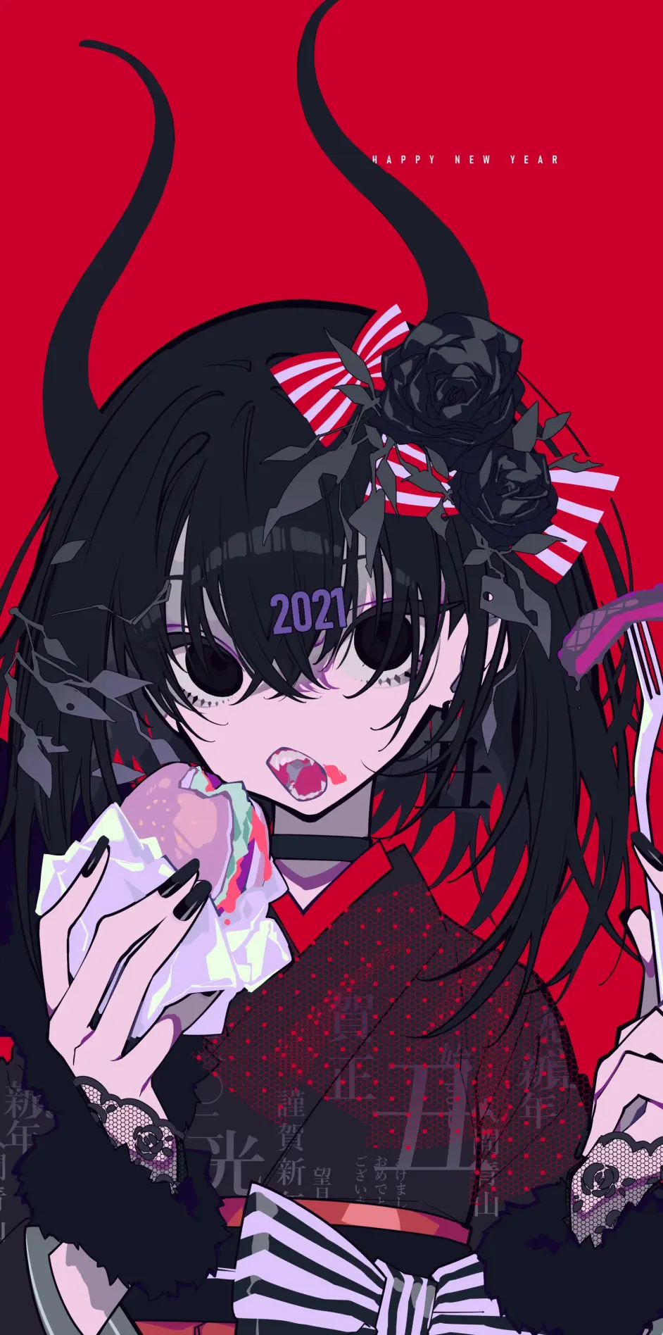 P站 望月けい謹賀新年 哔哩哔哩