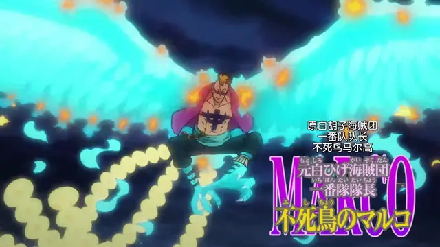 海贼王9集 梅开二度 马尔科开技能凤凰印 一脚就是几十亿 哔哩哔哩