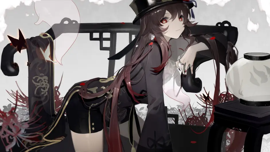 原神胡桃壁纸 4k 2160p 哔哩哔哩