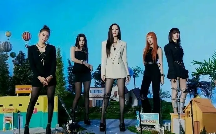 Red Velvet更新回归预告照 朋克曲风 又一种风格的呈现五人五代表色 哔哩哔哩