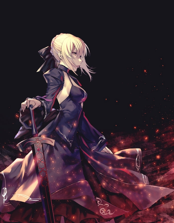 【動漫美圖】saber alter(黑貞那女人人氣這麼高,吾可不能輸給她)