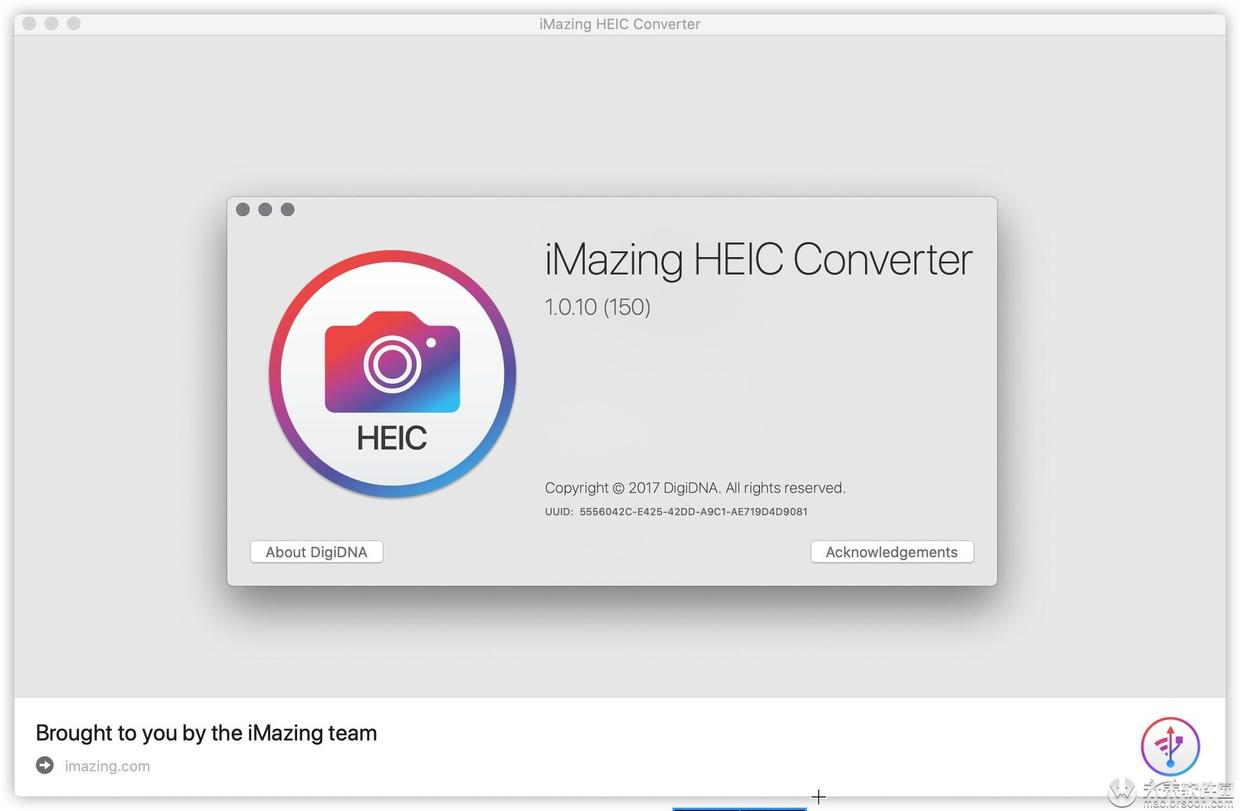 Внешний компонент создал исключение imazing heic converter