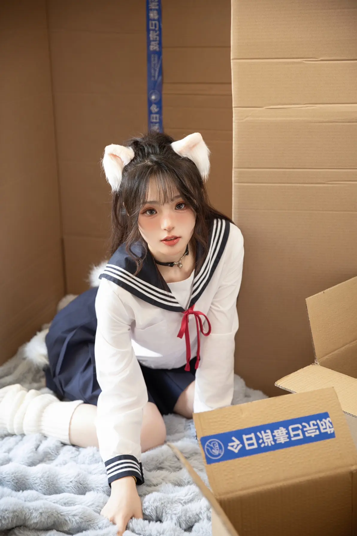 班长爱学习,青涩jk水手服校园美女写真