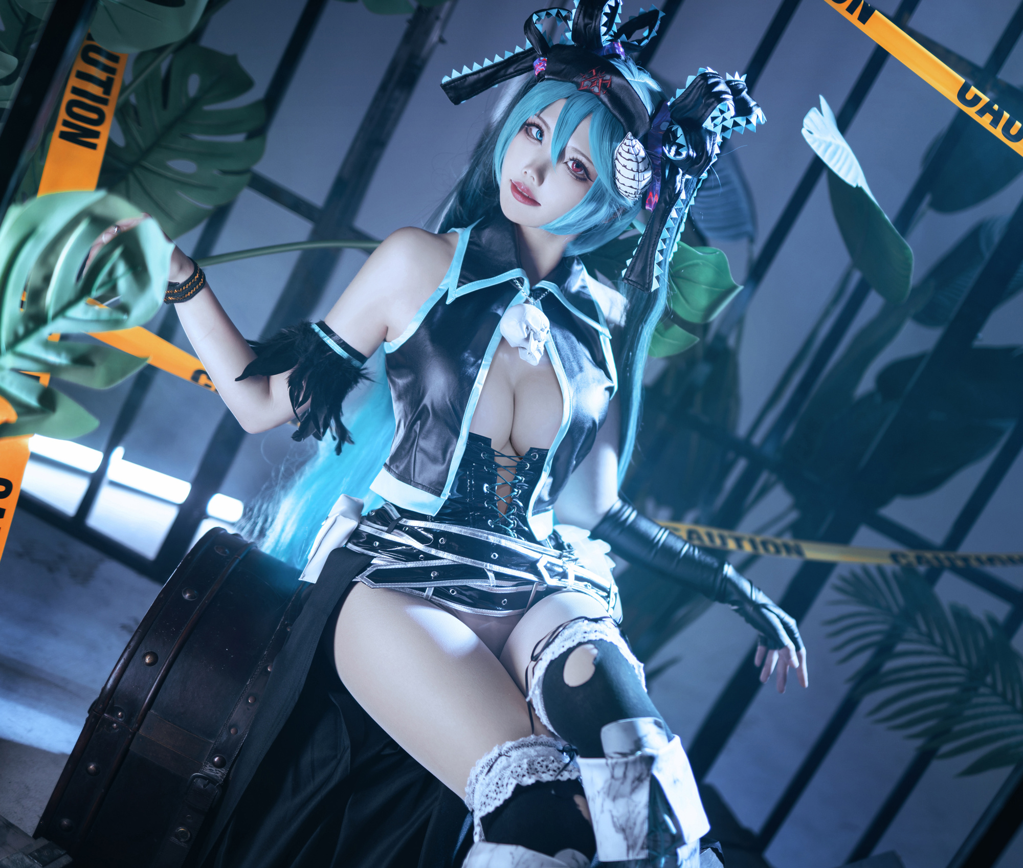 墨色的团子_墨舒初音未来骸音钙cosplay6