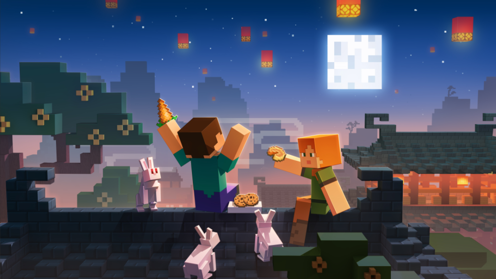 Minecraft经典壁纸大展览(第一部) - 哔哩哔哩