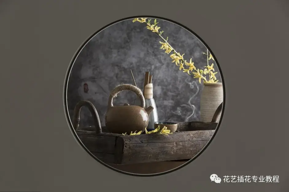 插花教学培训 学习茶室插花 添一抹花的姿态 哔哩哔哩