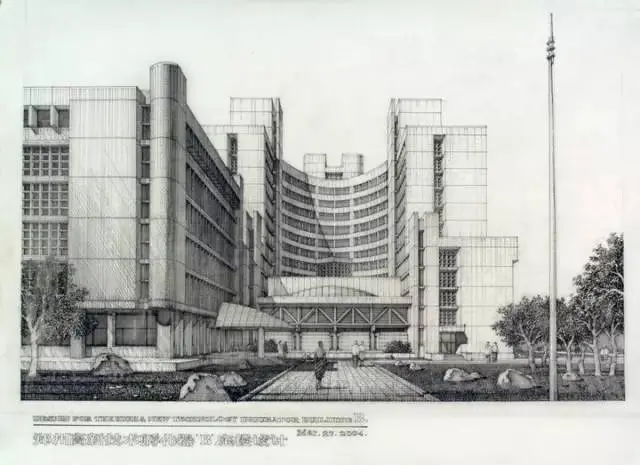 院士彭一刚建筑设计钢笔画,太震撼!