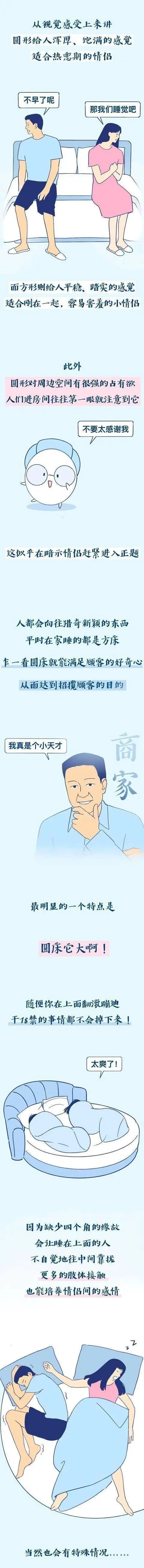 情侣酒店为何都是圆床2