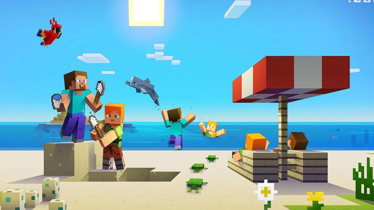 Minecraft经典壁纸大展览(第二部) - 哔哩哔哩