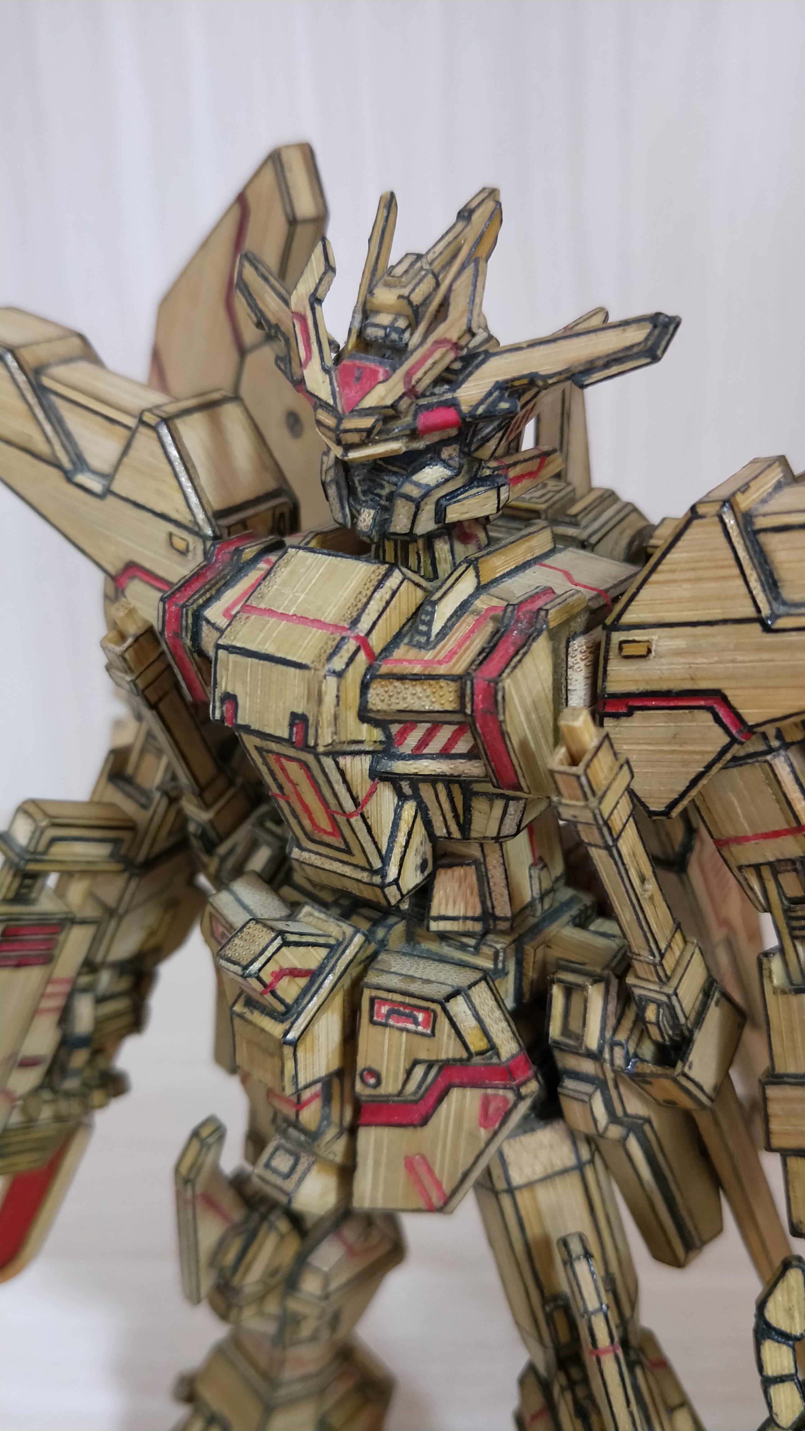 高中时代手工创作高达模型作品