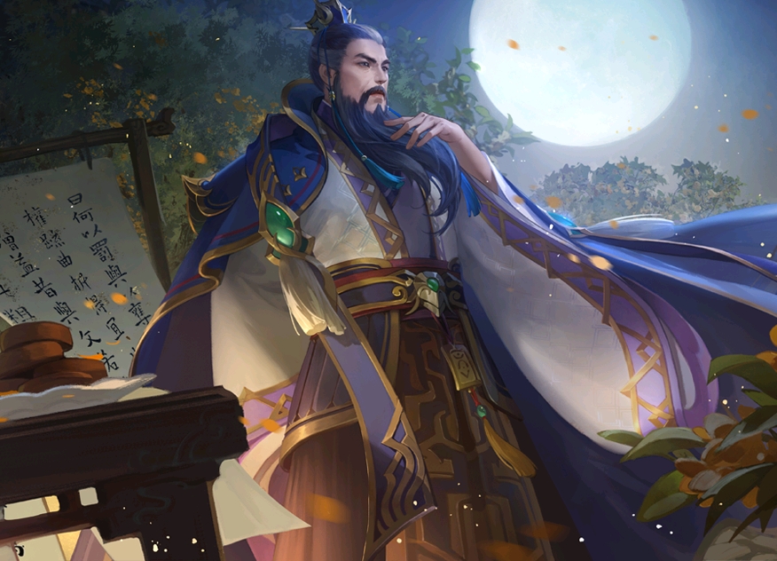 [皮肤点评]三国杀十周年中秋限定皮肤制图:钟会,张菖蒲,钟繇