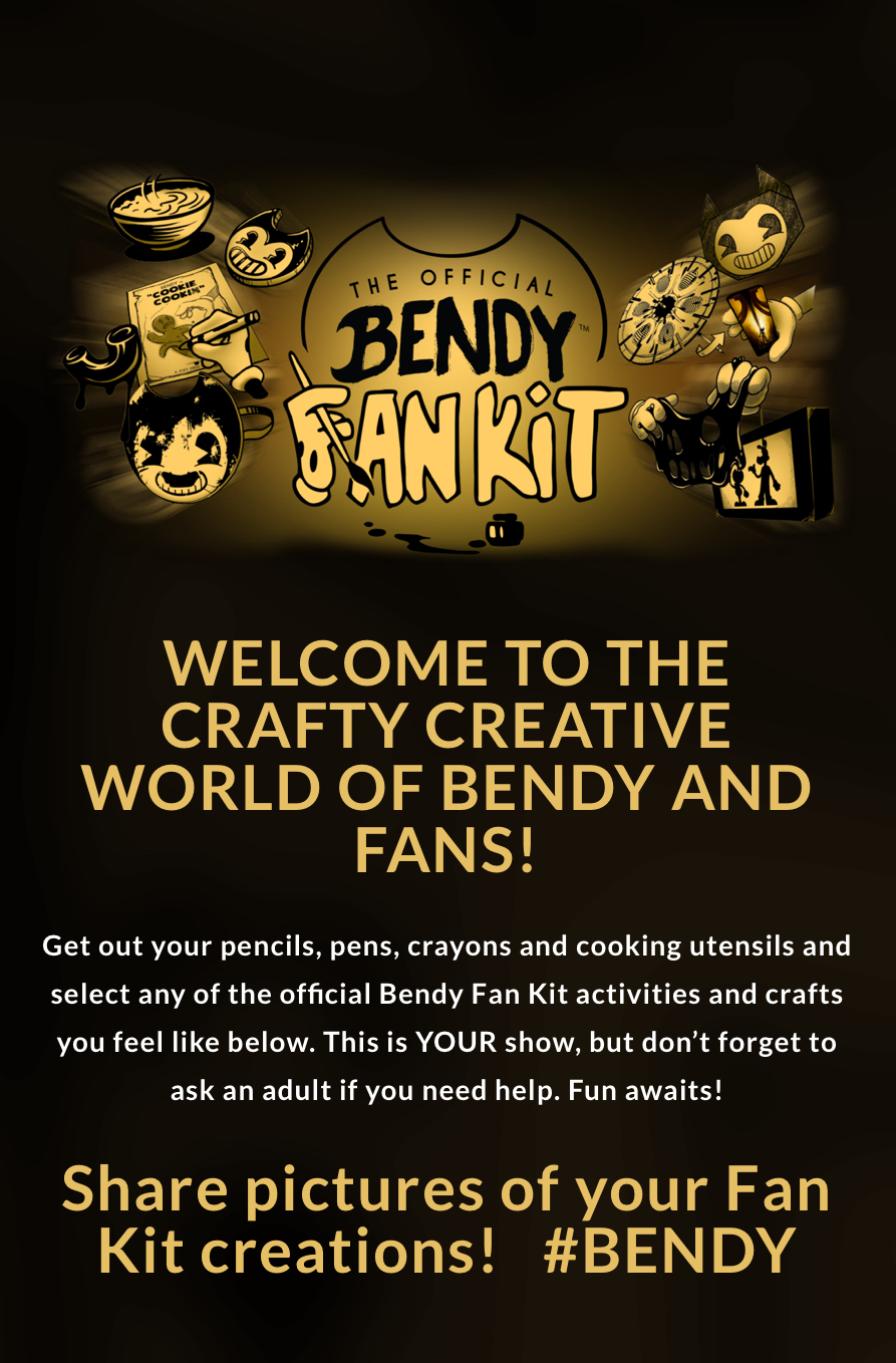 班迪粉丝官方套件THE OFFICIAL BENDY FAN KIT翻译大集合！！！快来看呀！！！ 哔哩哔哩