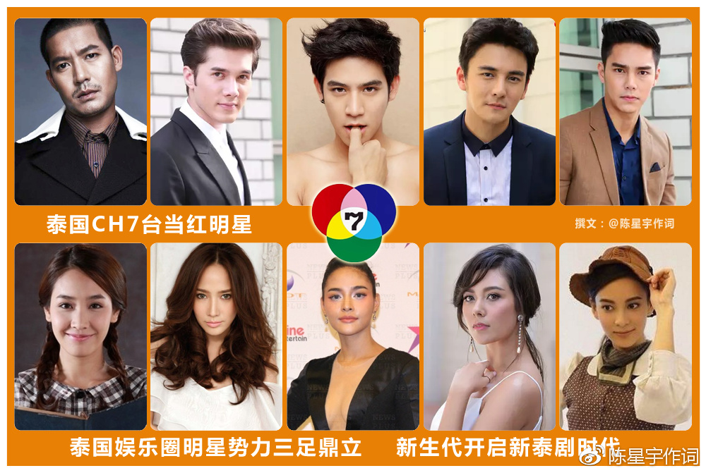 新浪娱乐泰国文化专题:泰国娱乐圈明星势力三足鼎立,新人开启泰剧新