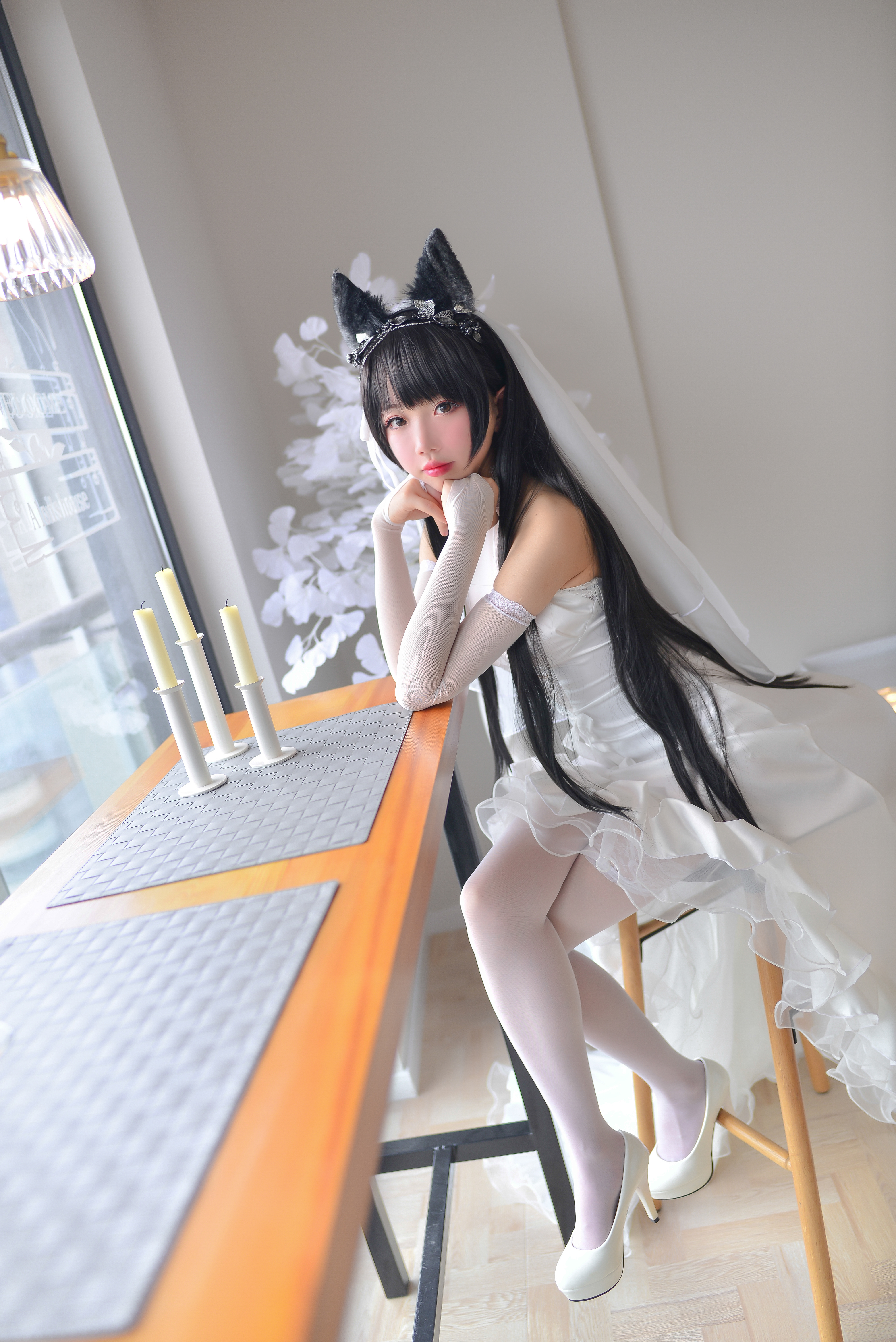 cosplay,爱宕婚纱 - 哔哩哔哩