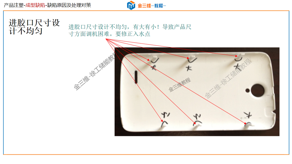 常见注塑成型缺陷分析及解决-顶白,黑点,黑纹,冷料斑,飞边,批锋,缺胶,起层 - 哔哩哔哩