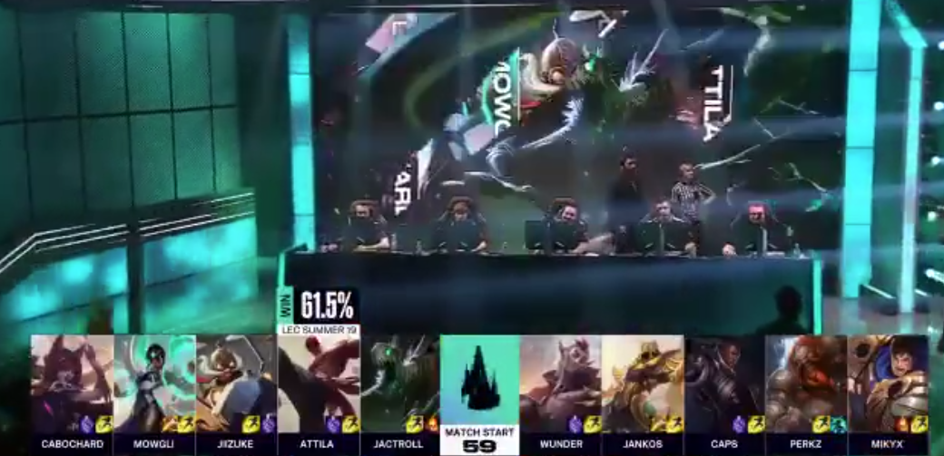 继盖伦出场后,G2又拿出上单索拉卡,属实快乐