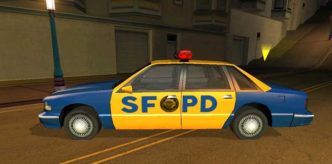现在gta:sa的警车有跟多颜色了 - 哔哩哔哩