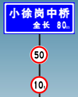 首先打開標誌自動佈設模板文件,在橋樑標誌自動佈設模板下系統已內置4