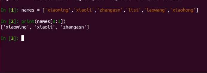 【自学编程】python 切片