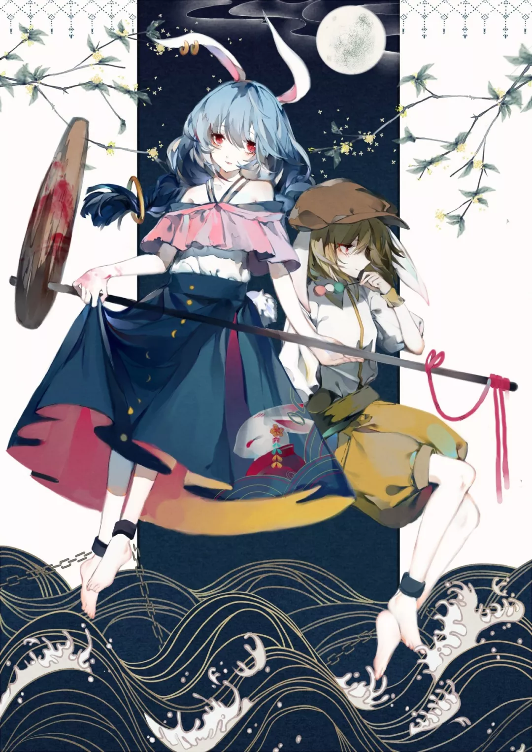 百鬼夜行绘卷中秋特辑祝大家中秋快乐