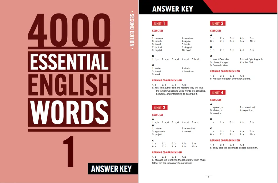 4000 Essential English Words 新版核心词汇4000词 哔哩哔哩