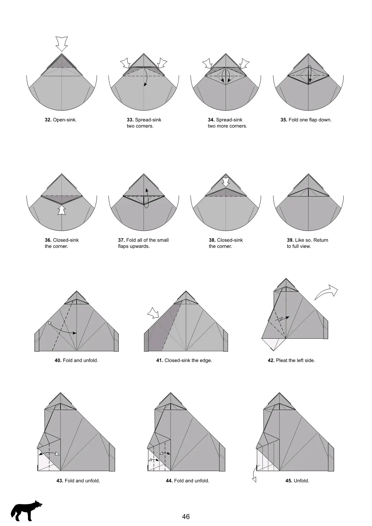 折纸加藤狼图解 - 哔哩哔哩