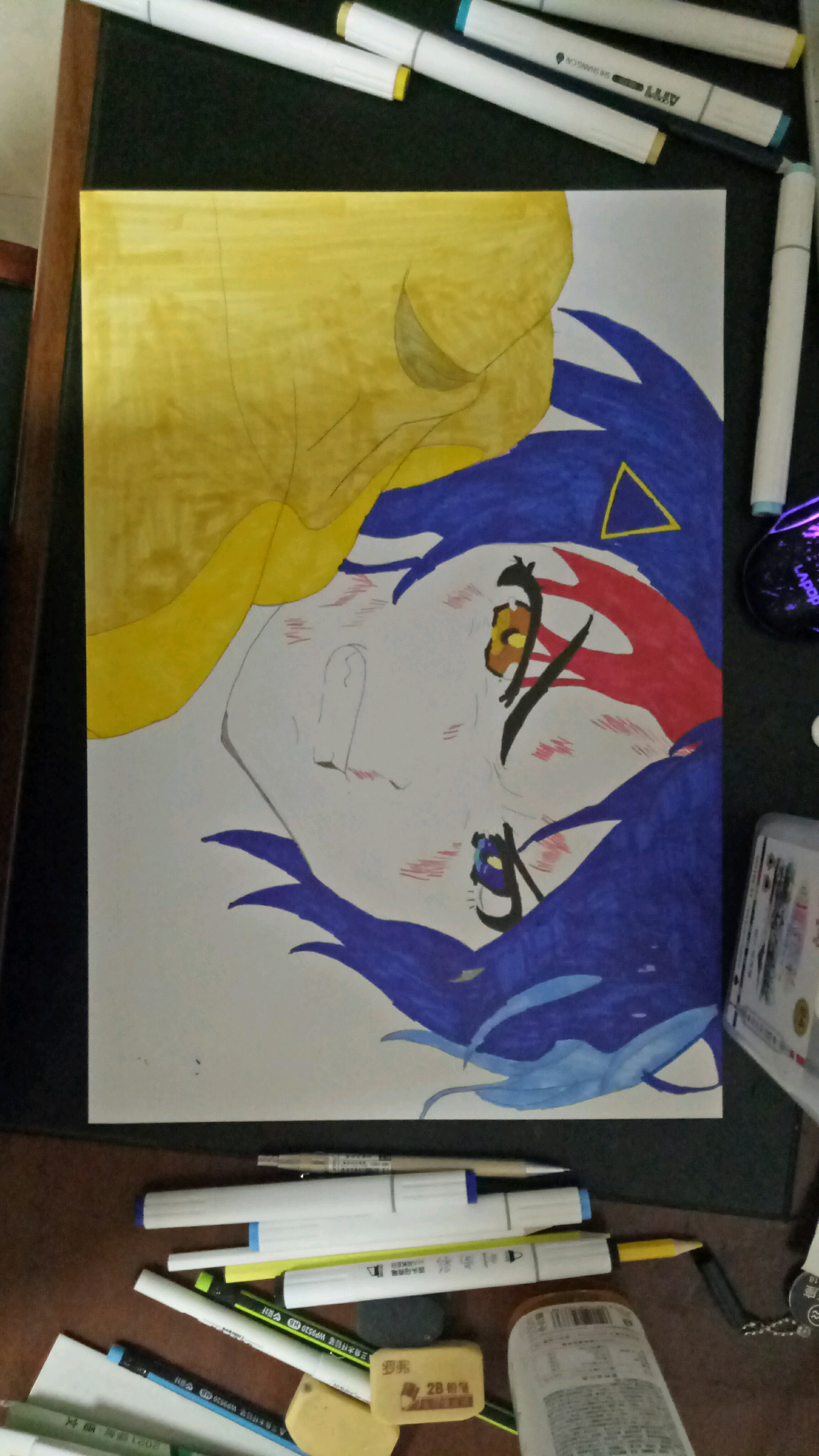 兴趣 绘画 来看一个画渣画的大户爱～看来成为画师还有一段路要走