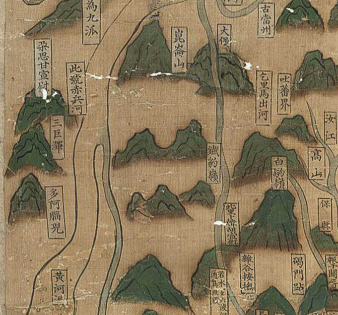 用明代人画的地图看明朝是否把东北西藏看成是自己一部分