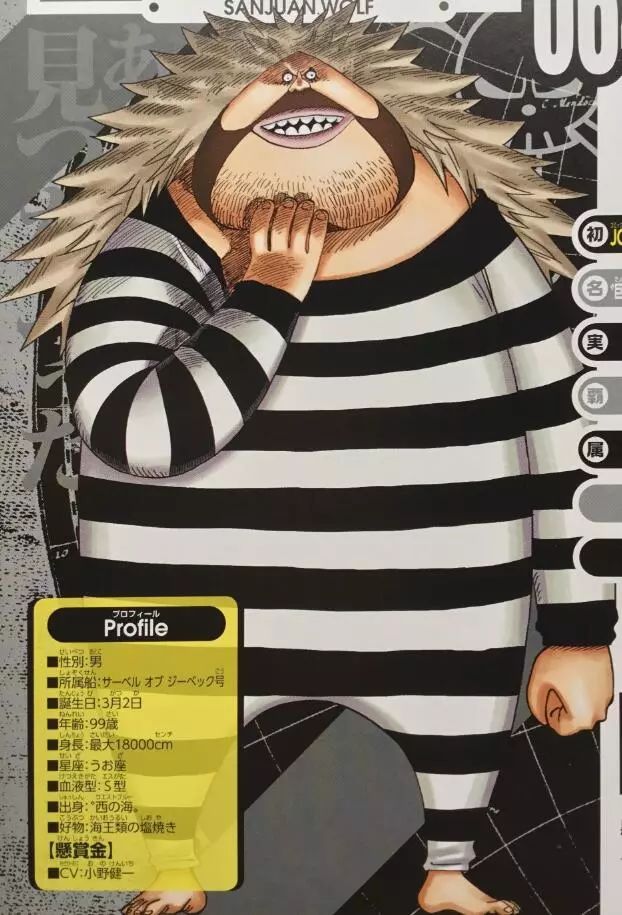 海贼王身高大全，最高与最矮相差1200倍，凯多不过是弟弟